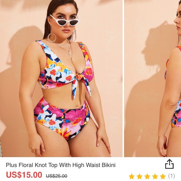 Shein xl bathing suit Clearance